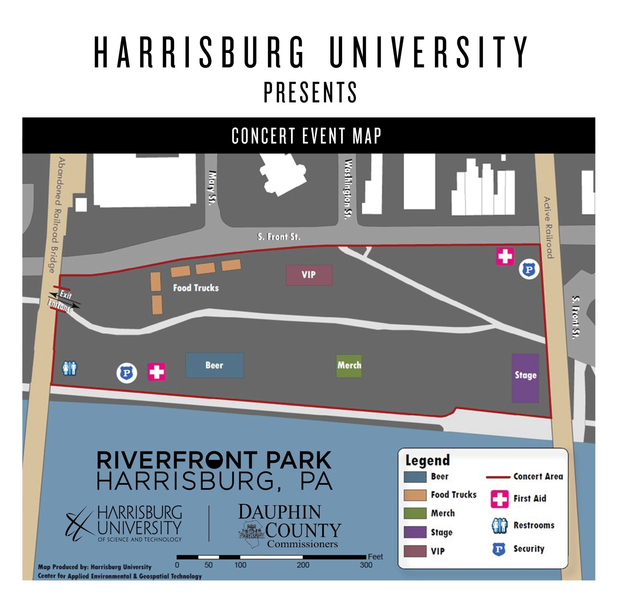 HU Riverfront Map